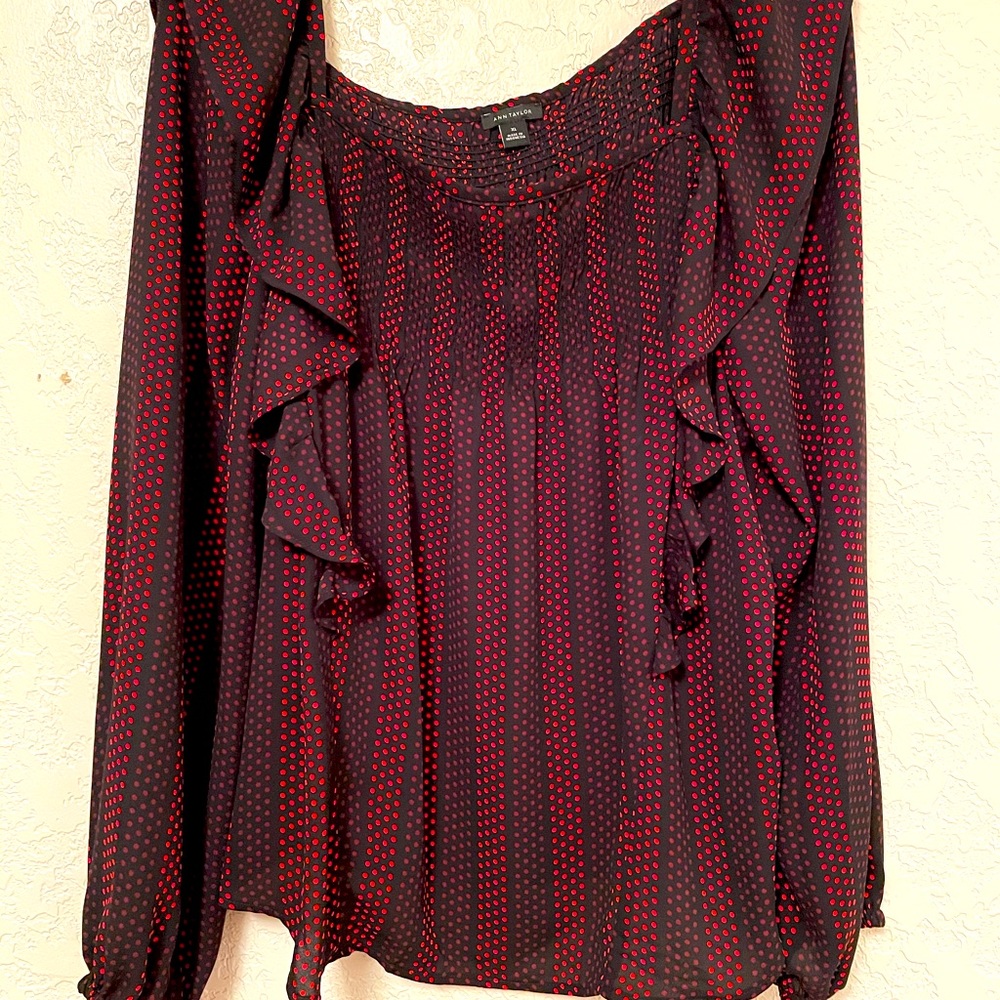 Soft and Silky Smocked & Ruffled Top